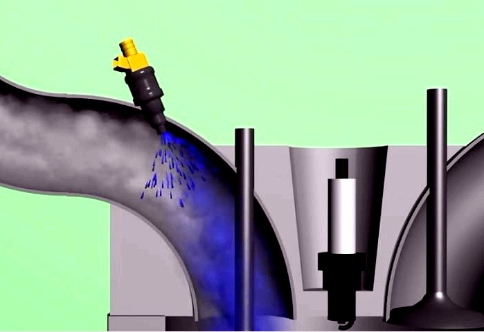 Ubrizgavanje goriva zrakom u cilindar
