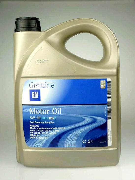 Tehničke karakteristike motornog ulja GM 5W30 DEXOS2